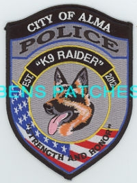 GEORGIA,ALMA POLICE K-9 1